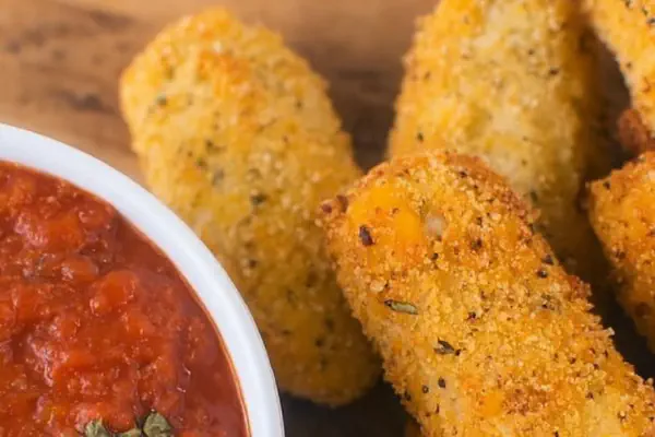 Palitos de Mozzarella na Airfryer
