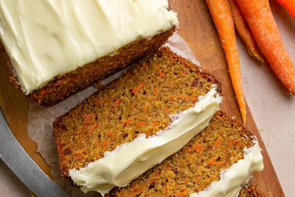 Pão de bolo de cenoura