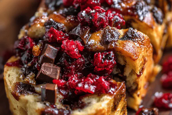 Pão puxa-puxa chocolate-gingibre