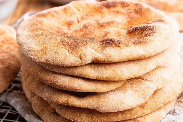 Pães Sírios de Trigo Integral