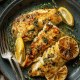 Peixe em crosta de pão de especiarias