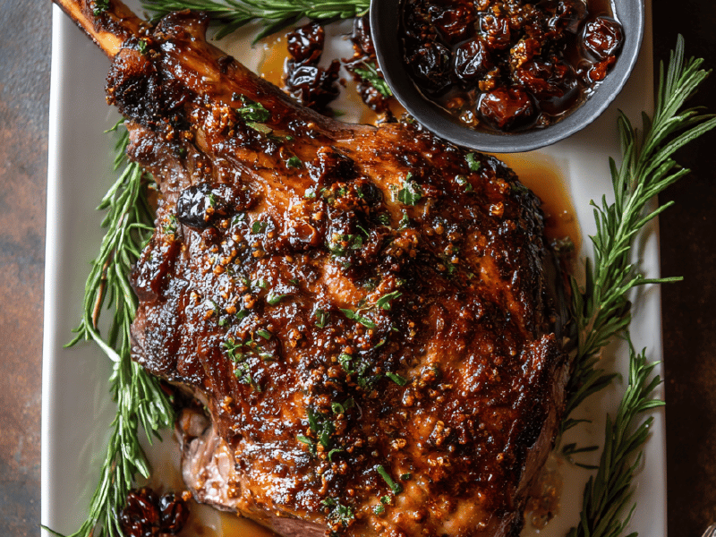 Pernil de Cordeiro ao Vinho do Porto