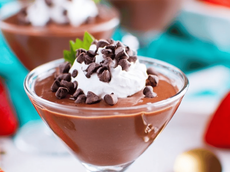 Pudim Chocolate Criativo
