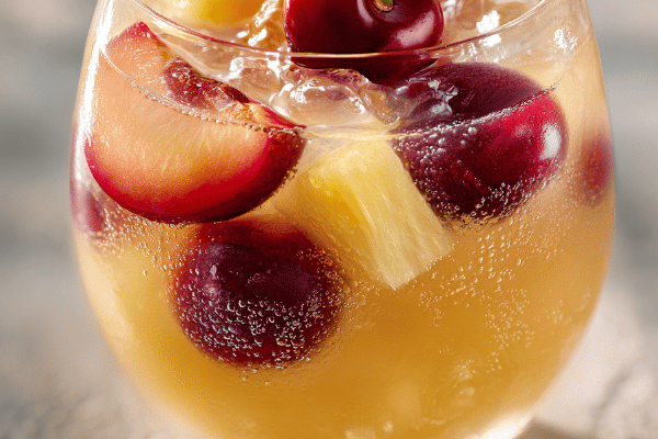 Punch de Cerejas Vermelhas