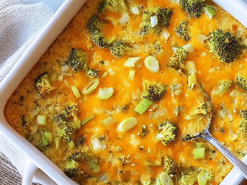 Quinoa Gratinada com Queijo