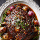 Coelho com Pancetta e Cogumelos