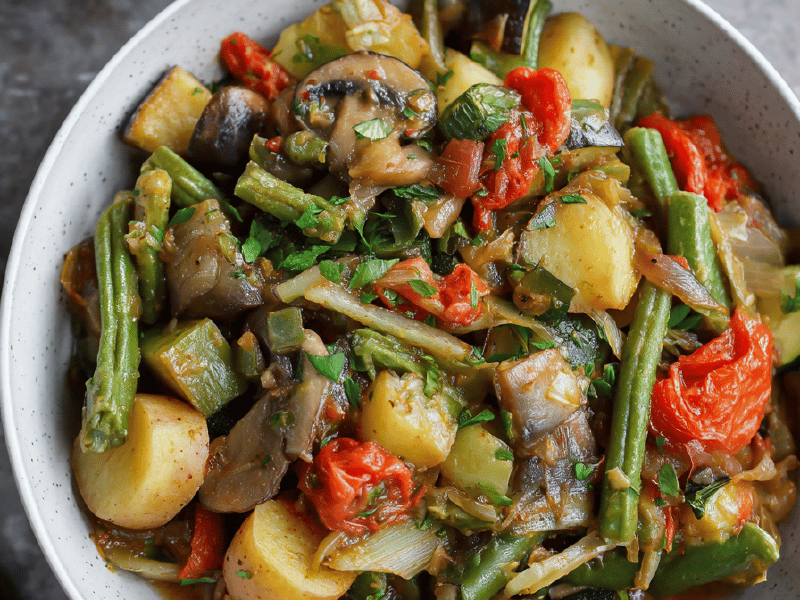Ratatouille com Batata