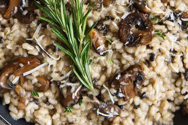 Risoto Rústico de Cogumelos
