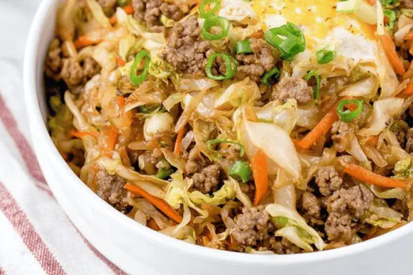 Rolinho de Ovo na Tigela