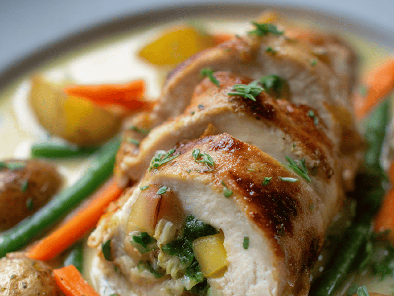 Roulades de Frango Outonal