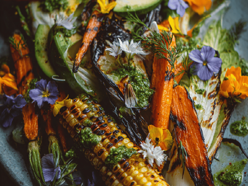 Salada Chimichurri de Legumes
