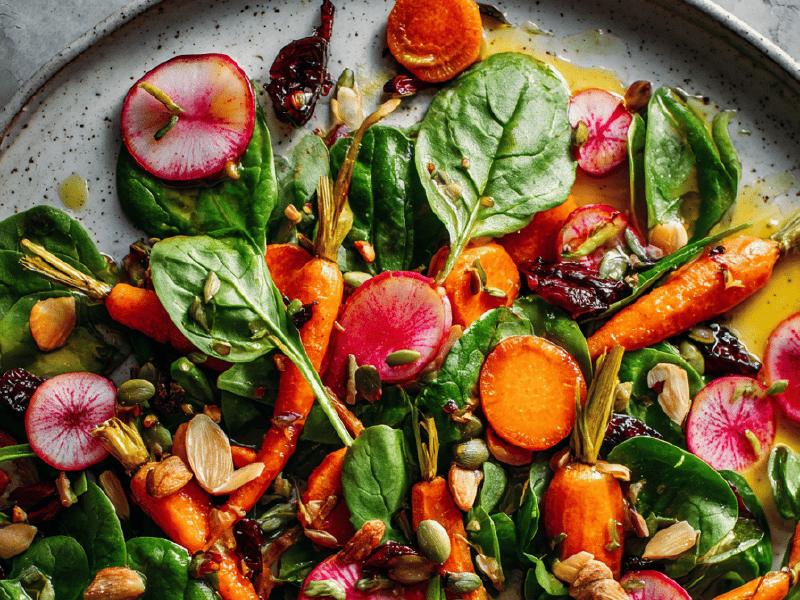 Salada crocante rápida