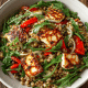 Salada Cremosa de Folhas Frescas