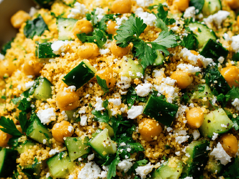 Salada de Couscous Colorida