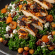 Salada Verde com Frango Tropical