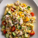 Salada de Arroz Selvagem e Porco