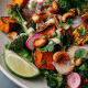 Lombo de Porco com Salada Cremosa