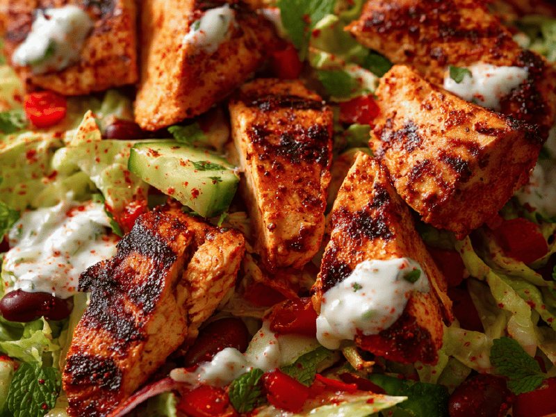 Salada Taco de Frango