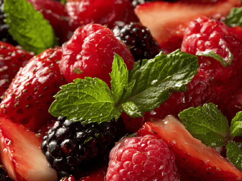Salada Tropical de Frutas com Baunilha