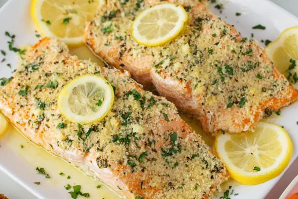 Salmão Assado no Papelote Fácil