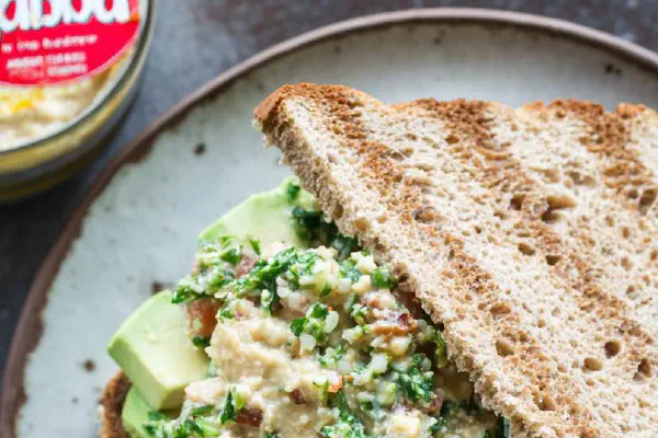 Sanduíche de Tabbouleh e Homus