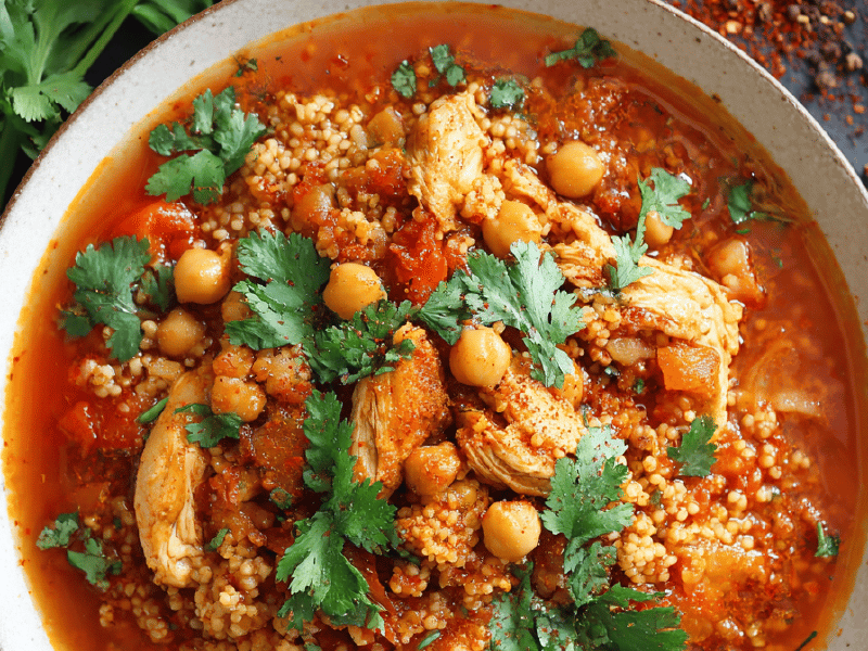 Sopa de Boulgour com Frango