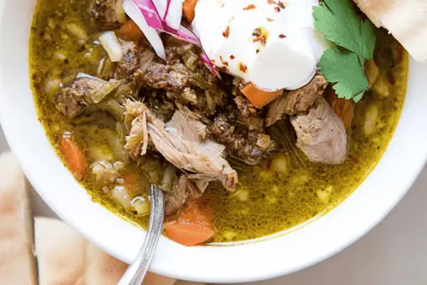 Sopa de Frango Shawarma