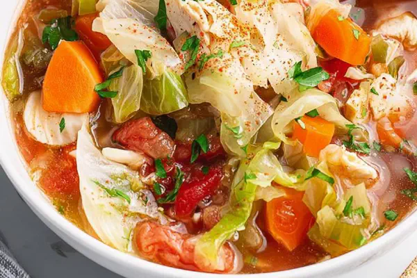 Sopa Rústica de Repolho