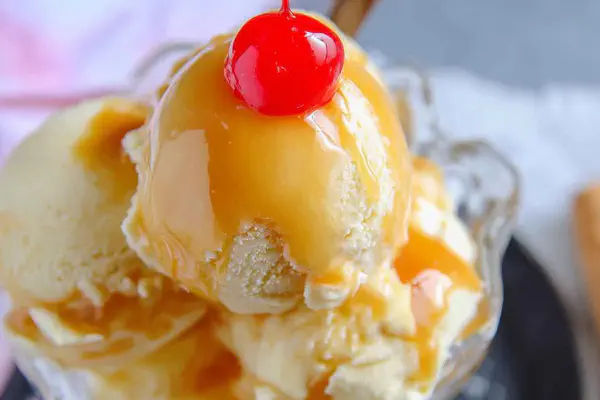 Sorvete Baunilha Caramelo Salgado