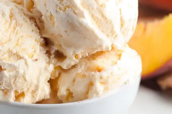 Sorvete Cremoso de Pêssego