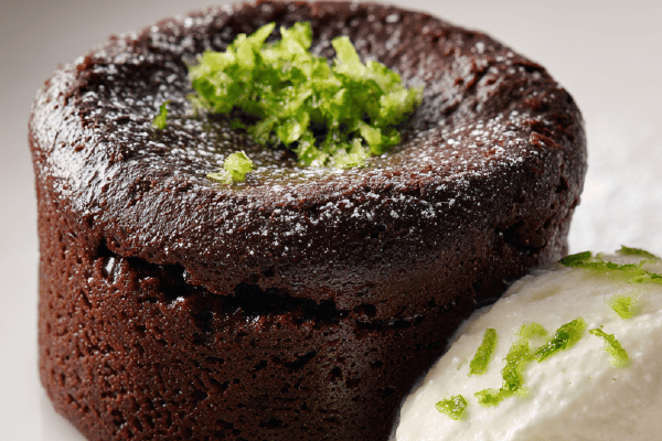 Soufflé de chocolate sem glúten