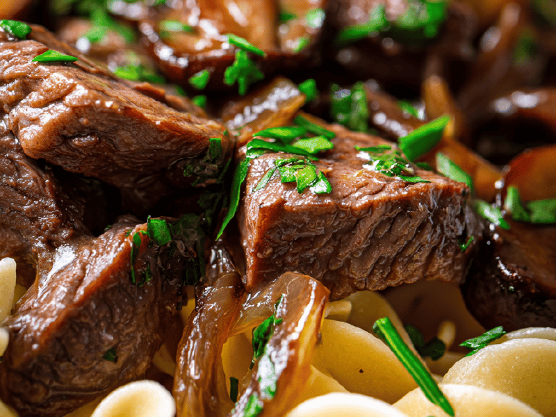 Strogonoff de Carne Slow