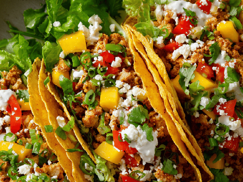 Tacos de Frango Diferentes
