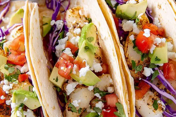 Tacos de Peixe com Toque Brasileiro