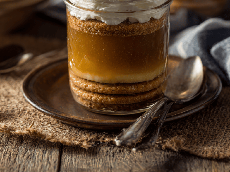 Tarte ao Açúcar em Pote
