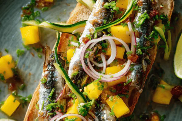 Tarte Bagel com Salmão