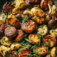 Carne Bovina Braisée com Pimentões e Tomatinhos