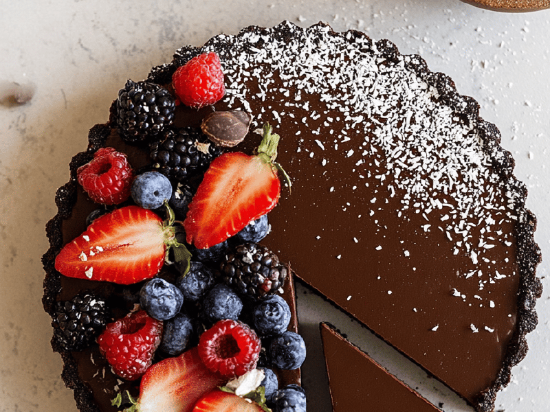 Torta de Chocolate com Oreo e Café