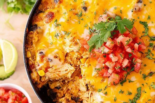 Torta de Enchilada de Frango