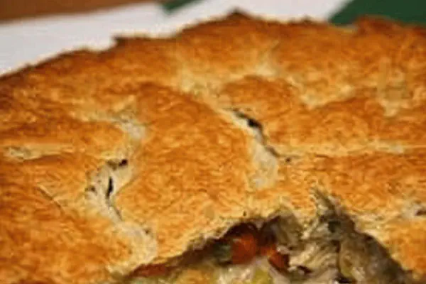 Torta Rústica Frango e Peru