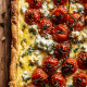 Tartines burrata e tomate assado