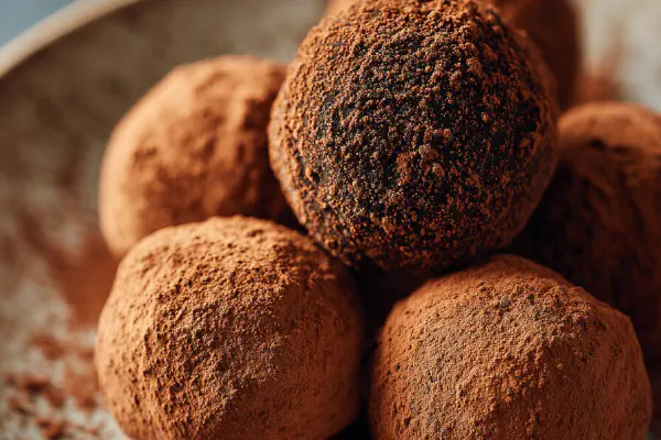 Trufas de pão de mel