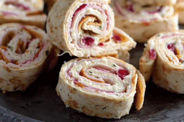 Wraps de Peru e Queijo